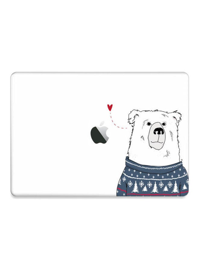 Polar Sweater Bear Skin Cover For Macbook Air 13 2018 2021 Multicolour 