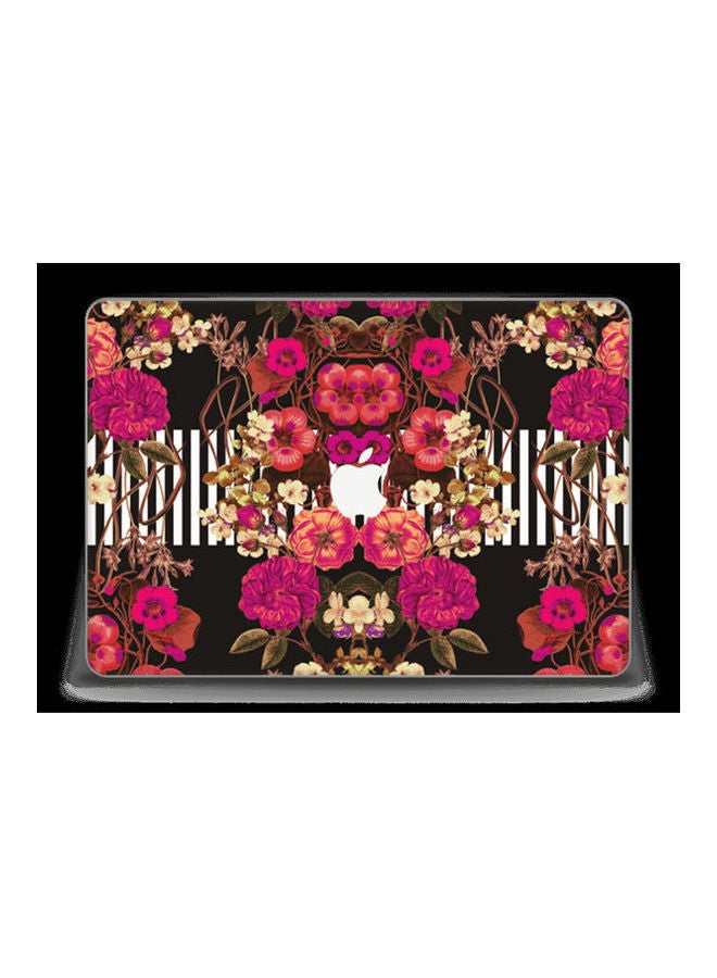 Floral Crossings Skin Cover For Macbook Pro Retina 15 (2015) Pink