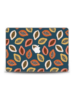 Papaya Dark Teal Skin Cover For Macbook Air 13 (2017) Multicolour - v1640853206/N52276531A_1