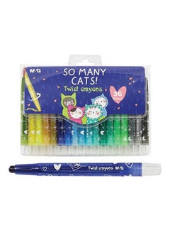 M&G Chenguang Pull Out Waxes So Many Cats Set Of 36Pcs Multicolour 