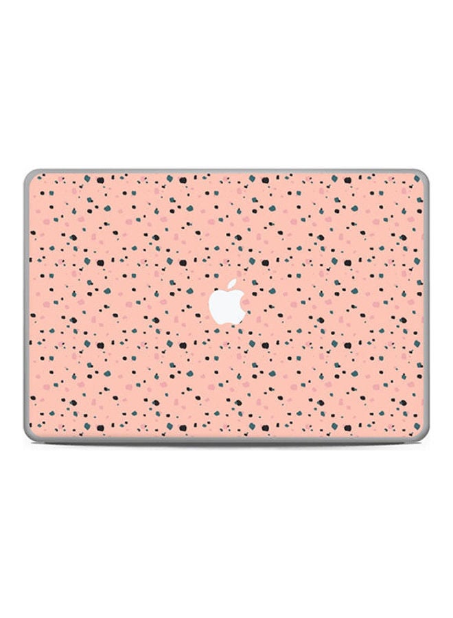Modern Terrazzo Skin Cover For Macbook Pro Touch Bar 15 2015 Pink