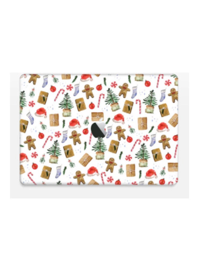 غطاء حماية رقيق بتصميم يعبر عن مستلزمات العطلة السعيدة لجهاز ماك بوك آير 13 إصدار عاميّ 2018 و2021 متعدد الألوان