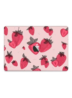 Generic Strawberry Kisses Skin Cover For Macbook Air 13 2018 2021 Multicolour 