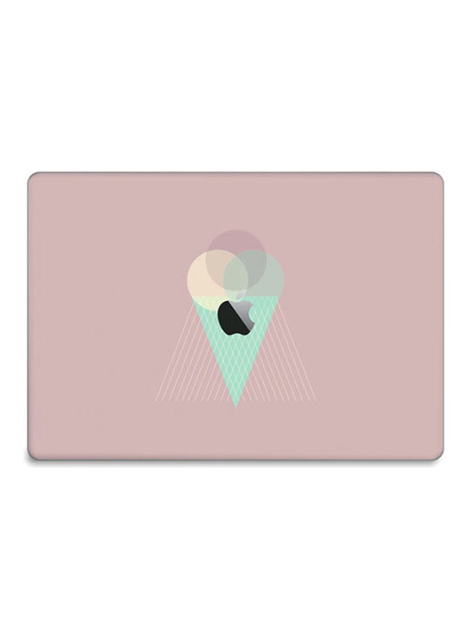 Pinkish Ice Cream Skin Cover For Macbook Pro Touch Bar 15 2015 Pink