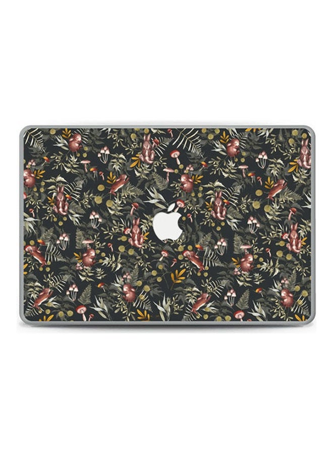 Generic Small Cute Rabbits Skin Cover For Macbook Pro 15 (2015) Multicolour 