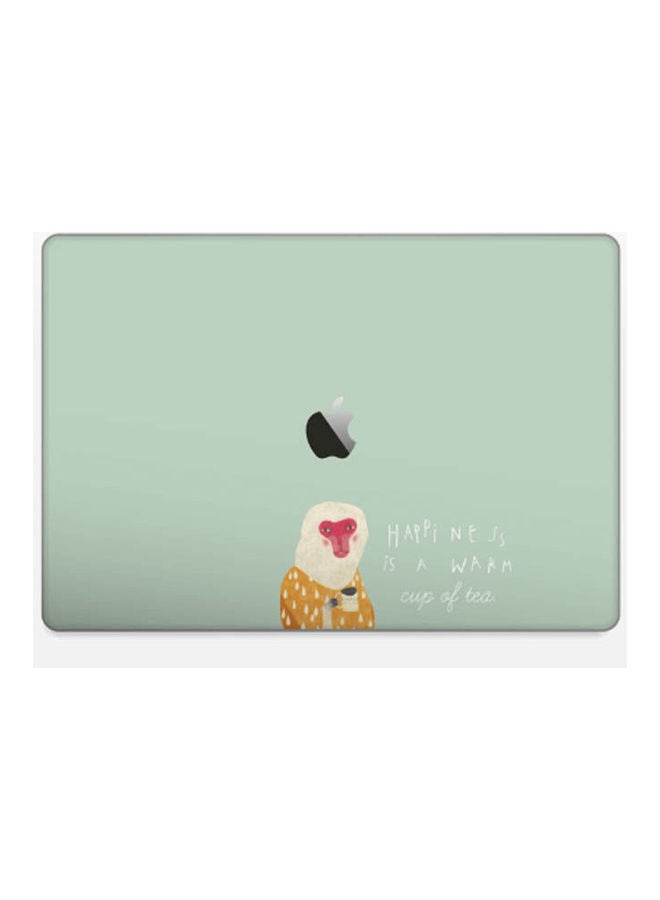Monkey Happiness Skin Cover For Macbook Pro 16 (2019) Multicolour 