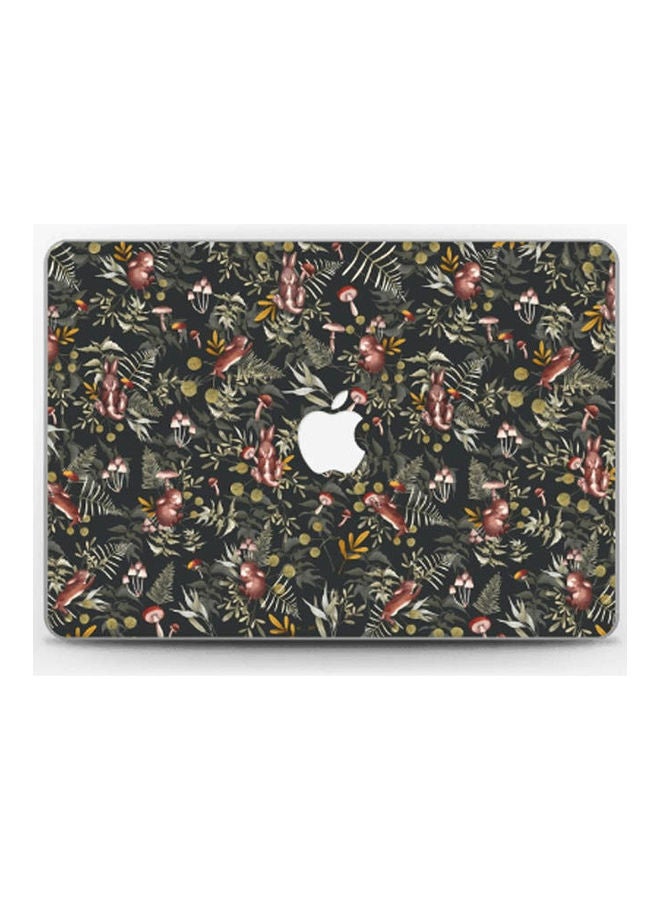 Generic Small Cute Rabbits Skin Cover For Macbook Pro Retina 13 (2015) Multicolour 