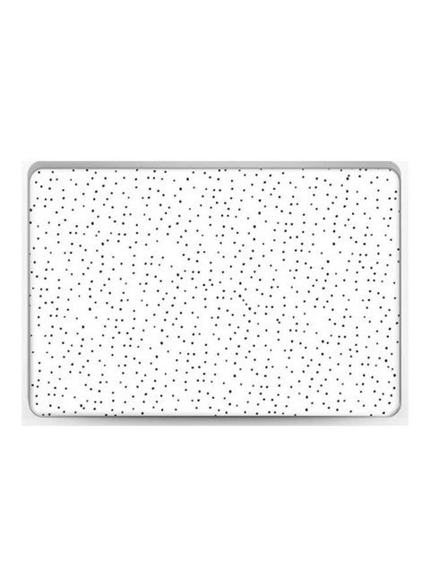 Small Dots On White Skin Cover For Laptop Multicolour