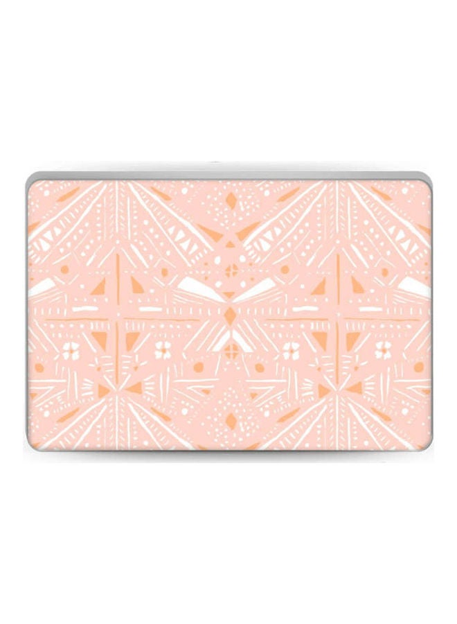 غطاء حماية رقيق بتصميم بوهيمي بلون وردي وردي لأجهزة اللابتوب متعدد الألوان