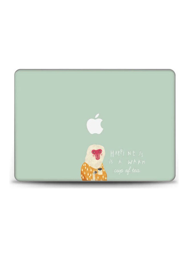 Monkey Happiness Skin Cover For Macbook Air 13 (2017) Multicolour 