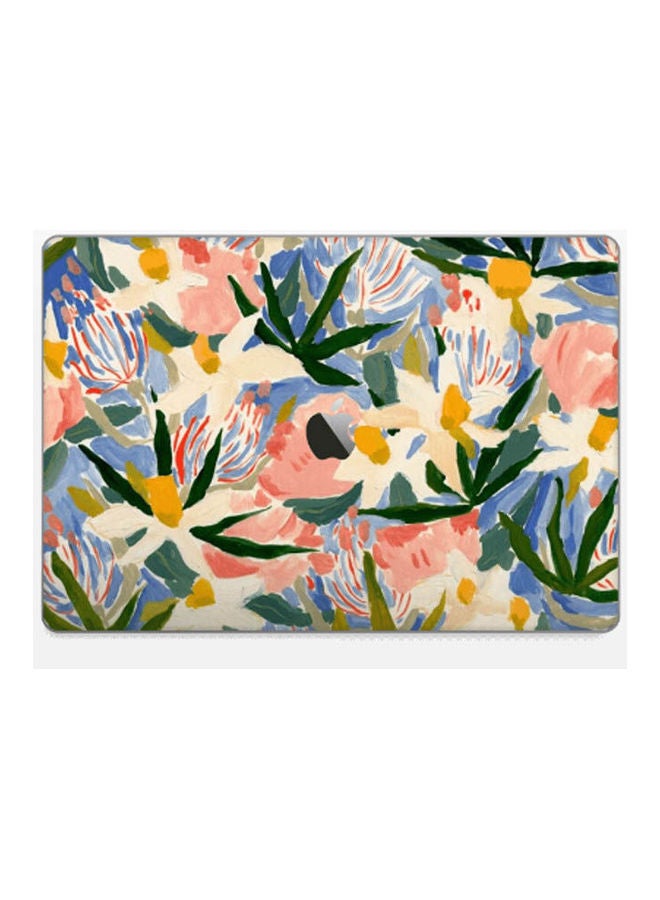 Flower Wallpaper Skin Cover For Macbook Pro 16 (2019) Multicolour 