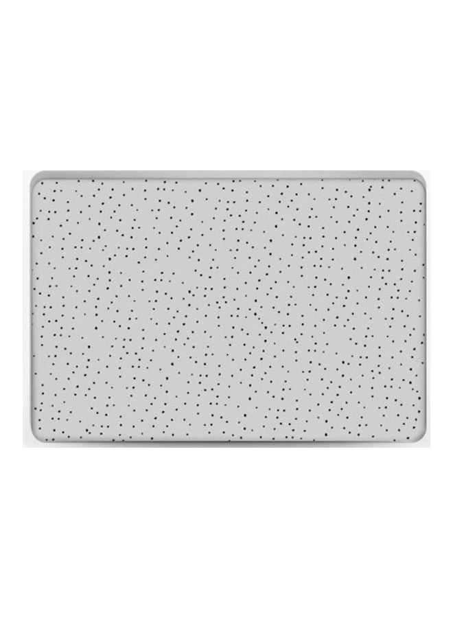 Small Dots On Grey Skin Cover For Laptop Multicolour