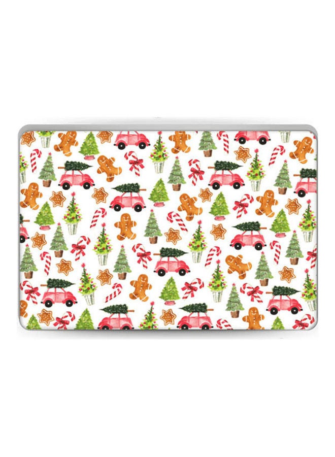 غلاف لاصق بتصميم الكريسماس لأجهزة اللابتوب متعدد الألوان