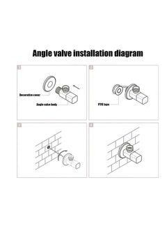 St Leak-Proof Easy Installation Water Stop Valve black 12inch  - Image 2