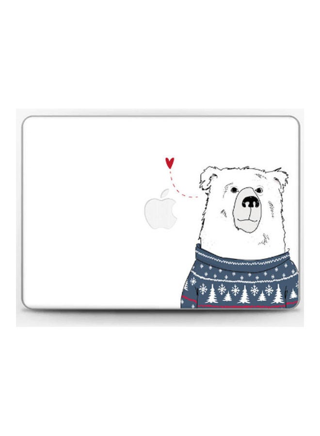 Polar Sweater Bear Skin Cover For Macbook Pro Retina 13 (2015) Multicolour 