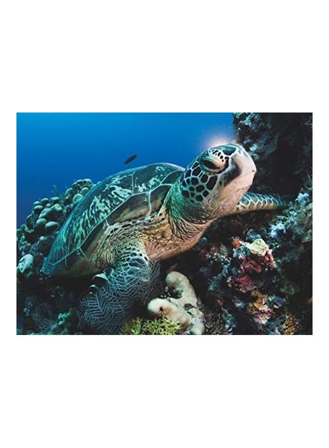 New York Puzzle Company 500-Piece Sea Turtle Jigsaw Puzzle Set 18x24inch  - Image 1