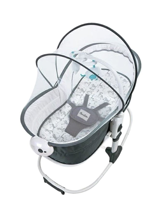 ماستيلا سرير هزاز فاخر 6 في 1 متعدد الوظائف للاطفال من عمر 0 الى 12 شهر - Image 1