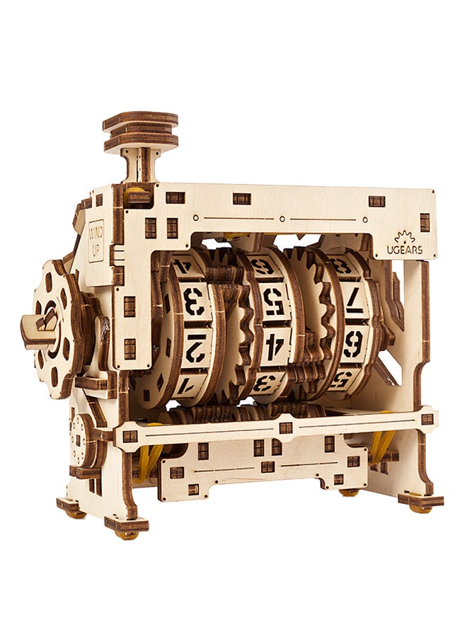 أوجيرز أحجية قطع تركيب خشبية ثلاثية الأبعاد من مجموعة ستيم لاب Counter من 157 قطعة - لون بني كاميل 20.5x6.3x18.8سم - Image 3