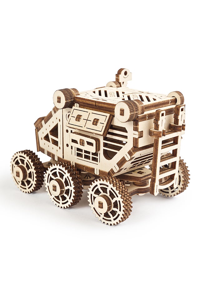 أوجيرز أحجية خشبية ثلاثية الأبعاد Mars Buggy من 95 قطعة - لون بني كاميل 10x0.9x27.5سم - Image 3