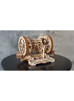 UGEARS 163-Piece 3D Wooden Puzzle STEM Lab, Differential - Camel Brown 20.5x6.3x18.8cm  - Image 5