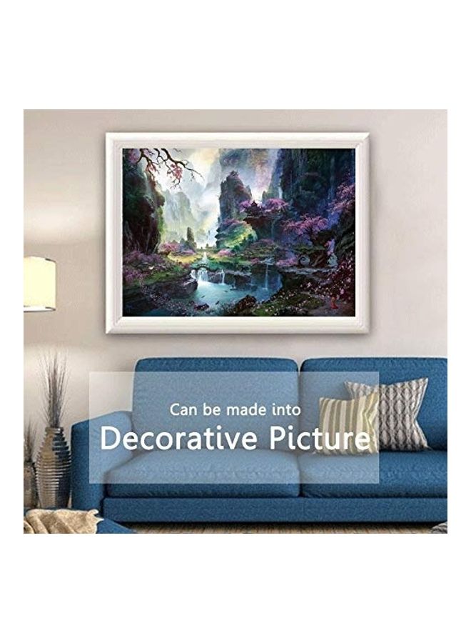 كويني مجموعة أحجية قطع تركيب بتصميم شلال جبلي مكونة من 1000 قطعة  - Image 1