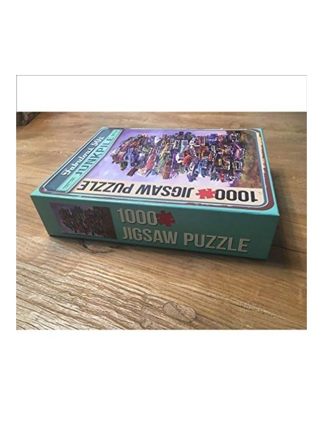 TDC Games - 1000-Piece Fabulous 50S Junkpile Classic Car Jigsaw Puzzle Set - Image 1