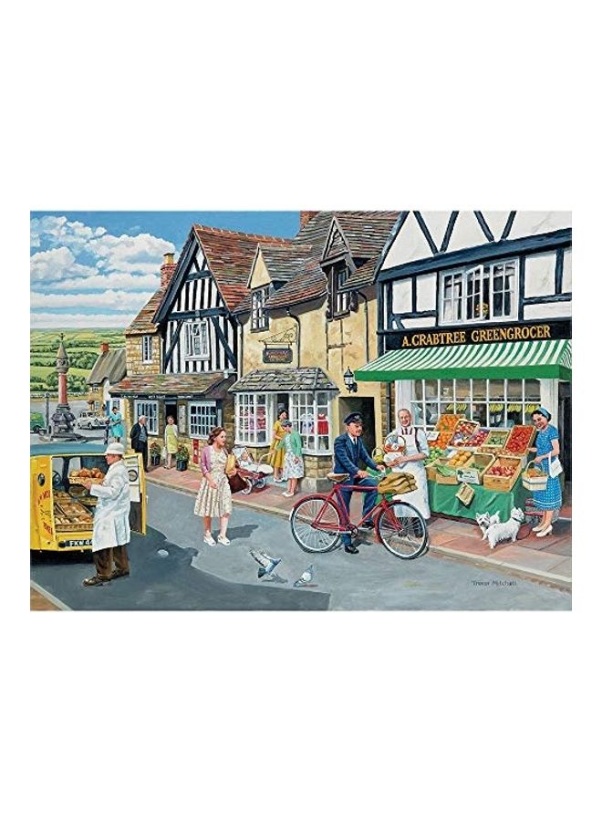 Bits and Pieces 500-Piece The Green Grocer Jigsaw Puzzle Set  - Image 2
