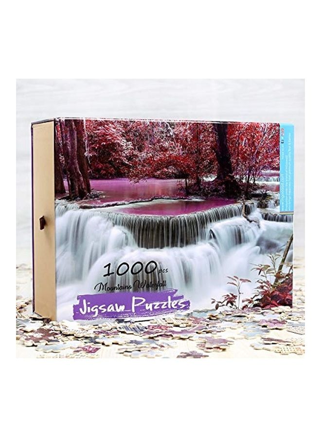 Ingooood 1000-Piece Ranquil Series- Mountains Waterfall Jigsaw Puzzles Set  - Image 3