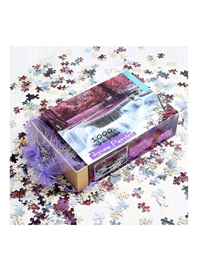 Ingooood 1000-Piece Ranquil Series- Mountains Waterfall Jigsaw Puzzles Set  - Image 4