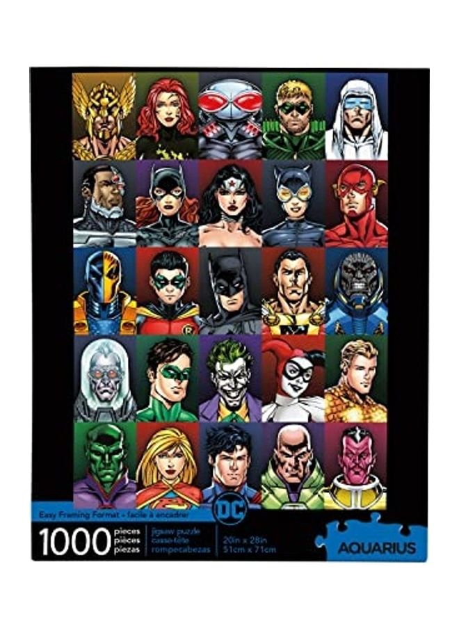 Aquarius 1000-Piece Licensed Dc Comics Merchandise And Collectibles Glare Puzzles Set  - Image 1