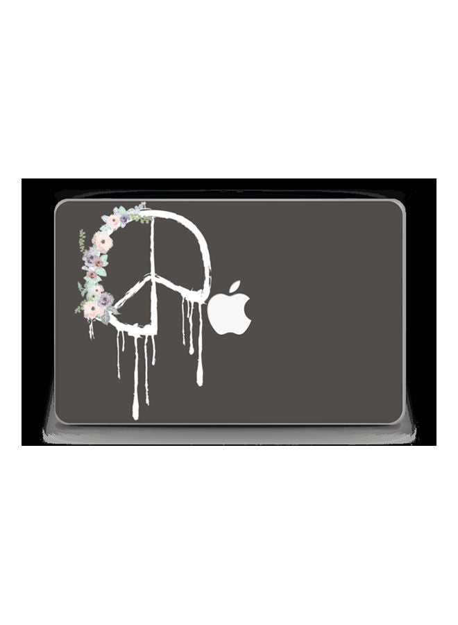 Peace Flowers Skin Cover For Macbook Air 11 Multicolour