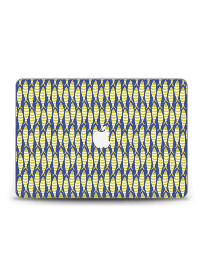 Generic - Yellow Sardines Skin Cover For Macbook Air 13 (2017) Multicolour - Image 1