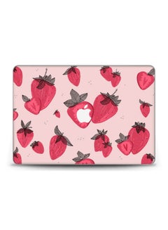 Generic Strawberry Kisses Skin Cover For Macbook Air 13 (2017) Multicolour 