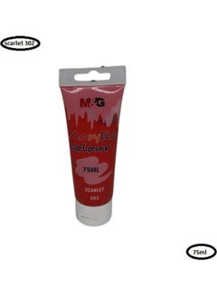 M&G Acrylic Colour Tube Red 