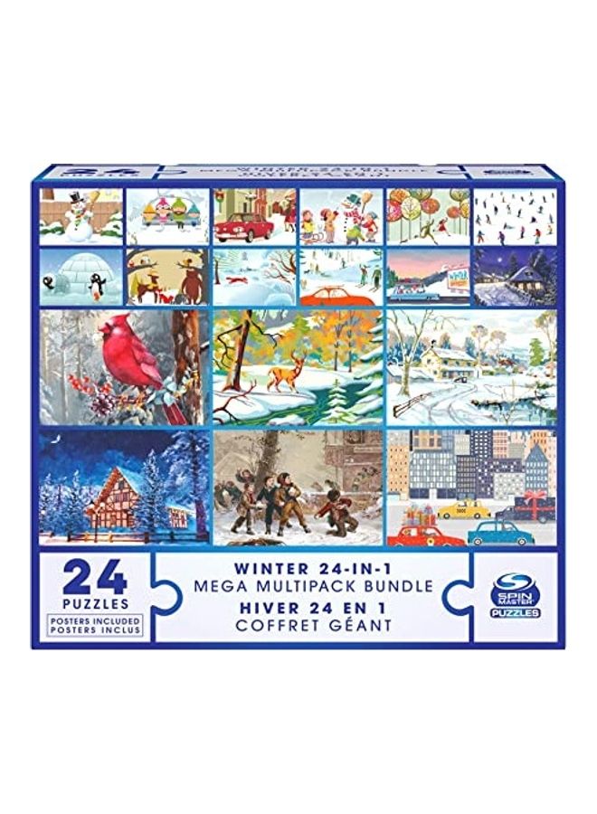 سبن ماستر 24 In 1 Winter Snow Illustration Landscape - Image 1