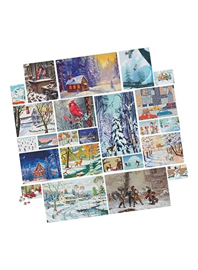 سبن ماستر 24 In 1 Winter Snow Illustration Landscape - Image 2