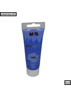 M&G Acrylic Colour Tube Cobalt Blue 