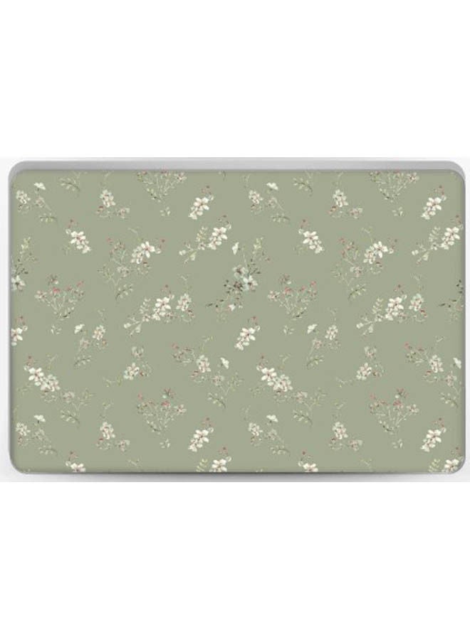 Small Sweet Green Skin Cover For Laptop Multicolour 