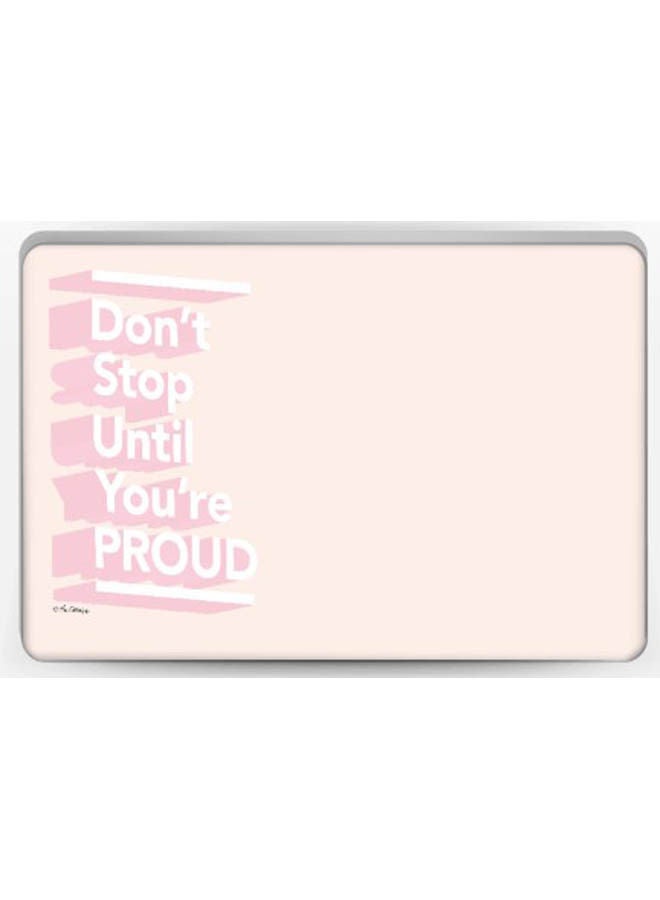 Don T Stop Skin Cover For Laptop Multicolour