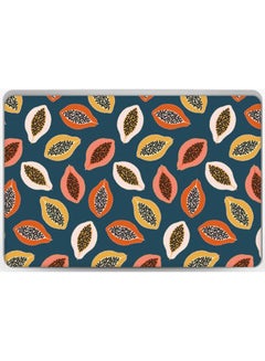 Papaya Dark Teal Skin Cover For Laptop Multicolour - v1640860505/N52284986A_1