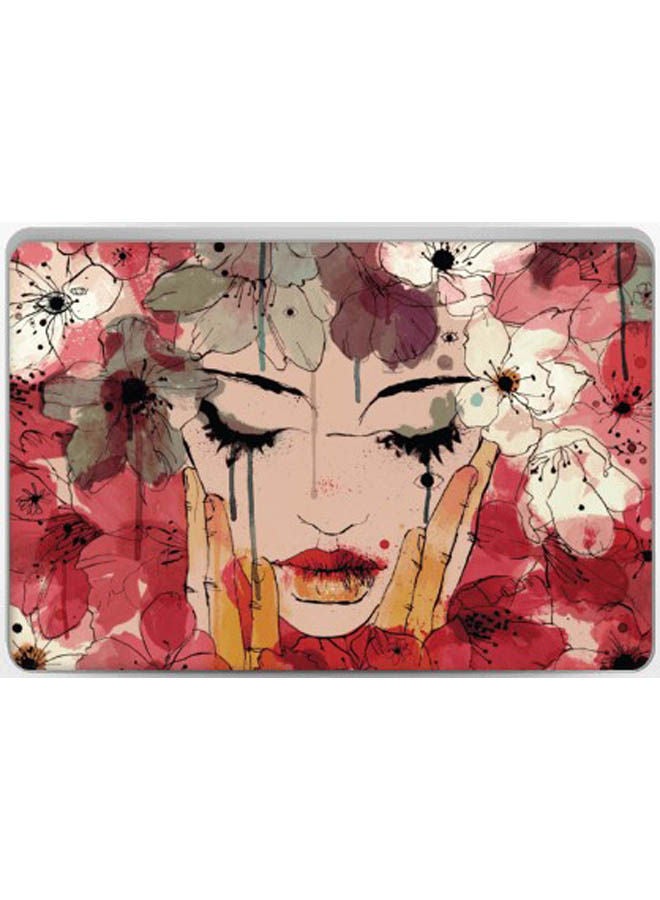 Girl 5 Skin Cover For Laptop Multicolour