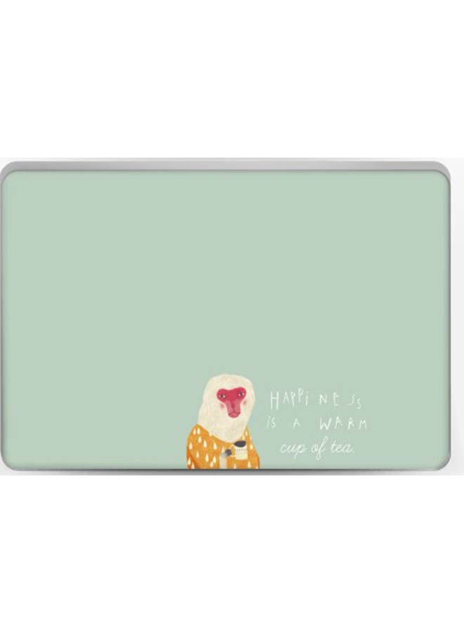 Monkey Happiness Skin Cover For Laptop Multicolour 