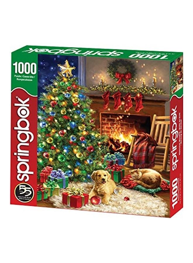 سبرينغبوك 1000-Piece Christmas Morningmade In USA Jigsaw Puzzles Set - Image 1