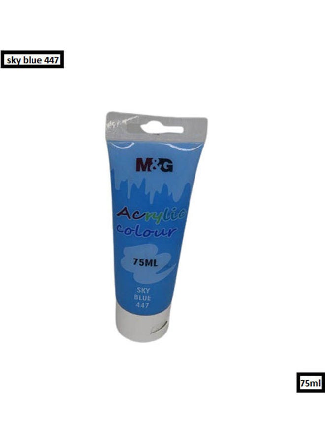 ام اند جي أنبوب ألوان أكريليك أزرق