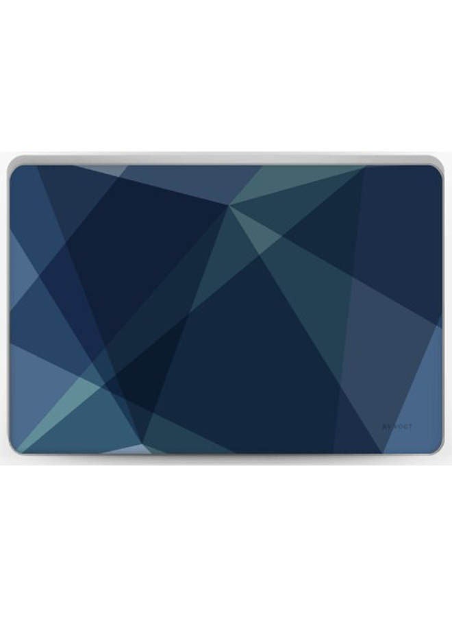 غطاء لاصق للابتوب بلون أزرق متعدد الألوان