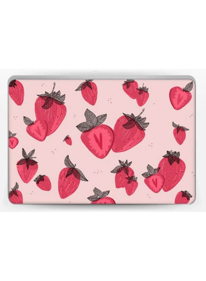Strawberry Kisses Skin Cover For Laptop Multicolour