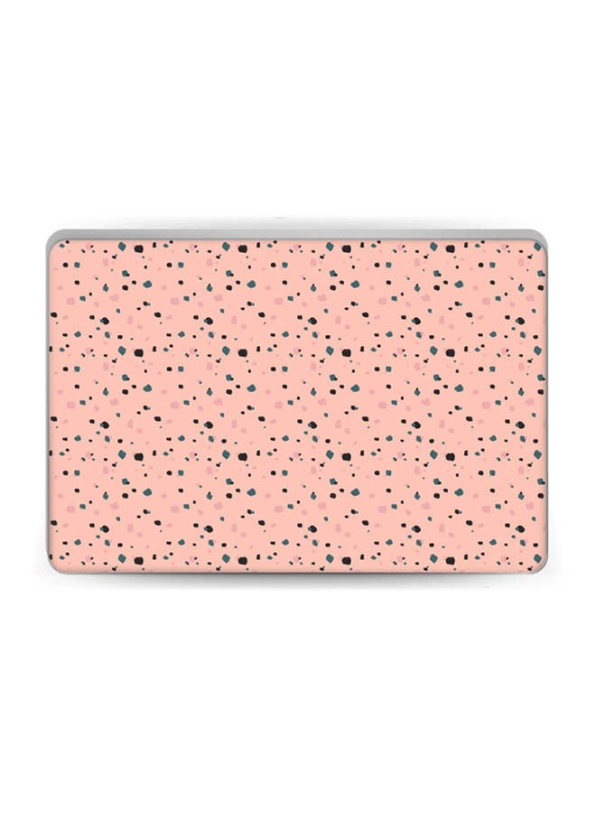 Pink Modern Terrazzo Skin Cover For Laptop Multicolour