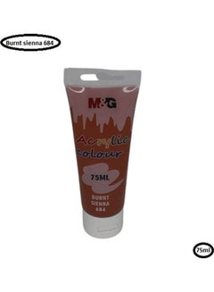 M&G Acrylic Colour Tube Burnt Sienna 