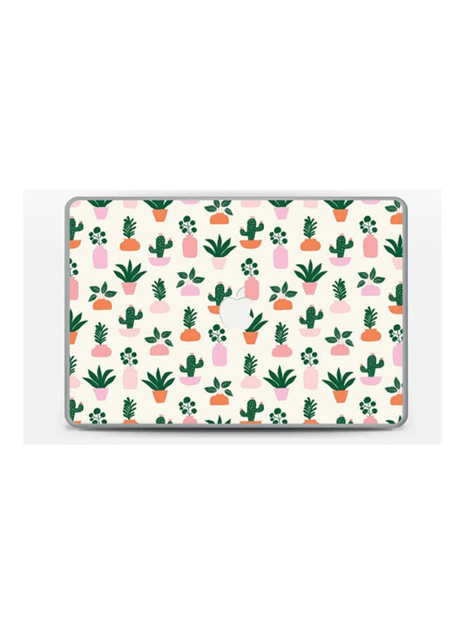 Plants In Pots Skin Cover For Macbook Pro 15 (2015) Multicolour