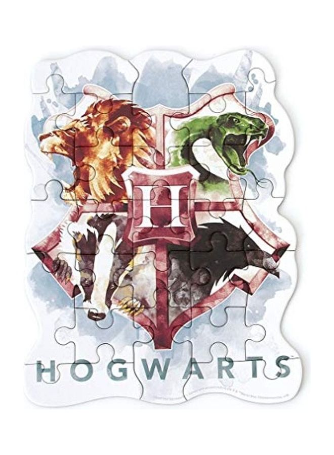 بلاي هاوس مجموعة أحجيات قطع تركيب صغيرة بتصميم منزل هوغوورتس من سلسلة أفلام "Harry Potter" من 25 قطعة - Image 1